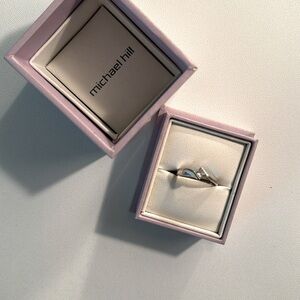 Michael Hill White Gold Diamond Ring